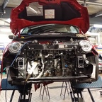 500 Abarth Wasserrohr