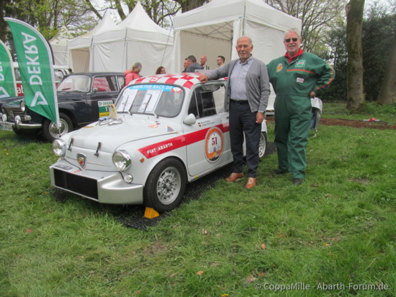 Grünewald Classics 2023 Solingen mit Willi Kauhsen, TW-Europameister von 1967 auf Abarth 1000 TC Corsa
