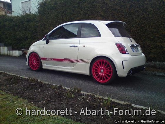 Hinten muß er noch runter