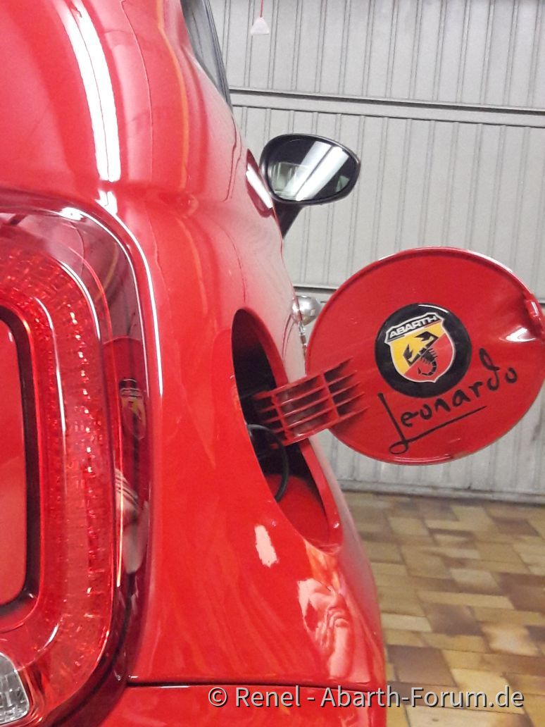 jetzt hat unser ABARTH auch einen Namen