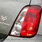 Abarth 595 - kirschrote Rückleuchten