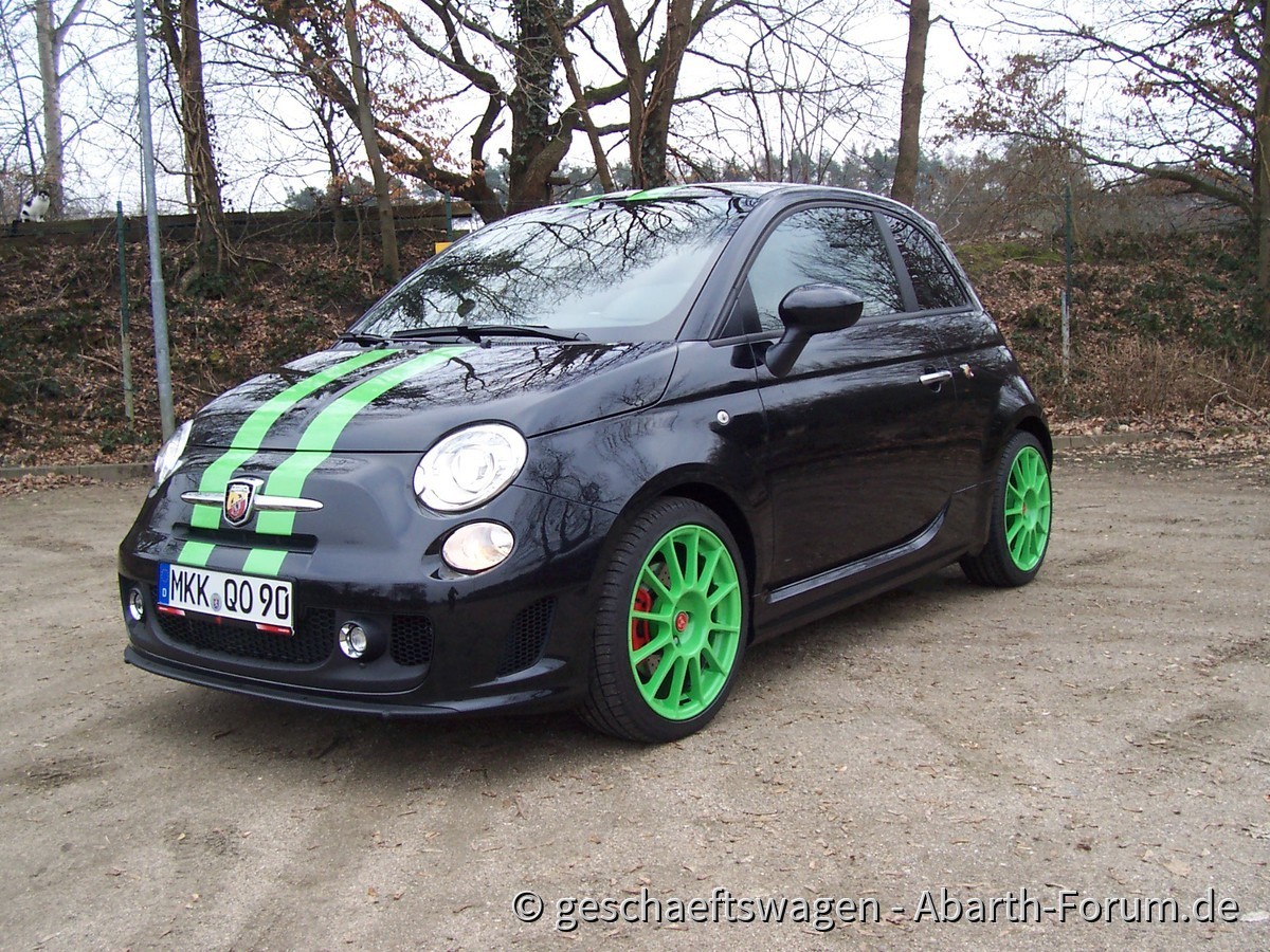 Abarth schwarz grün