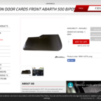 Türverkleidung Carbon