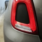 Heckleuchtenblenden Carbonfolie