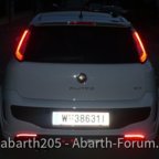 Abarth Punto EVO by night