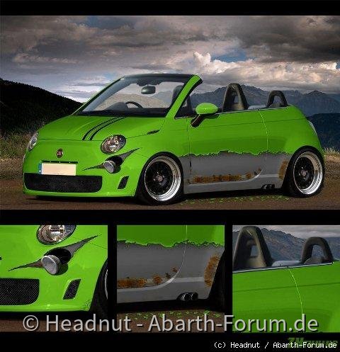 Cabrio mit nettem Airbrush
