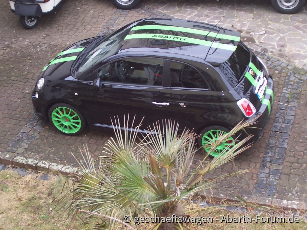 Abarth schwarz grün
