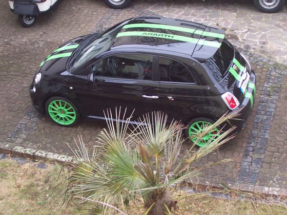 Abarth schwarz grün