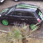 Abarth schwarz grün