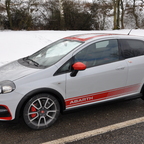 Abarth Grande Punto Supersport mit Winterfelgen