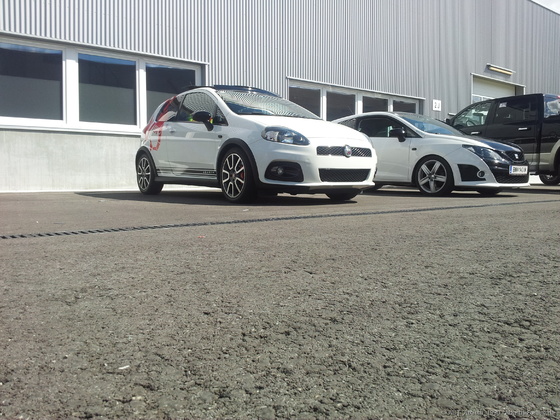 Abarth Frontstoßstange komplett gecleant :-)