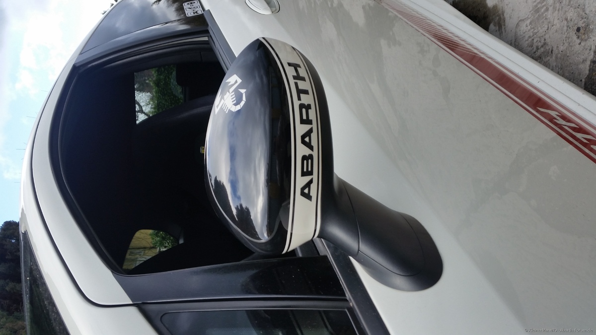 Spiegelkappe in Schwarz