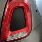 Heckleuchtenblenden Carbonfolie