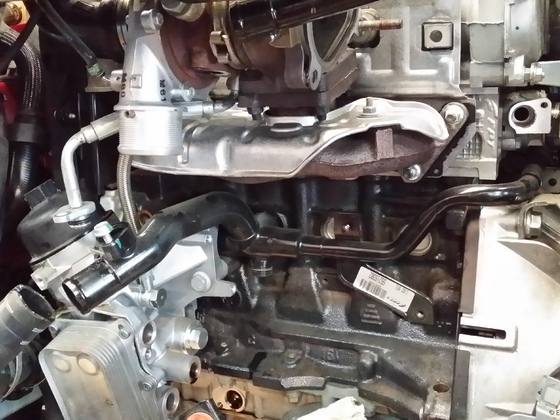 500 Abarth Wasserrohr