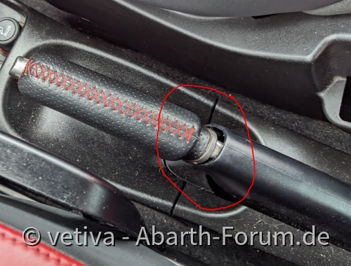 Handbremsummantelung