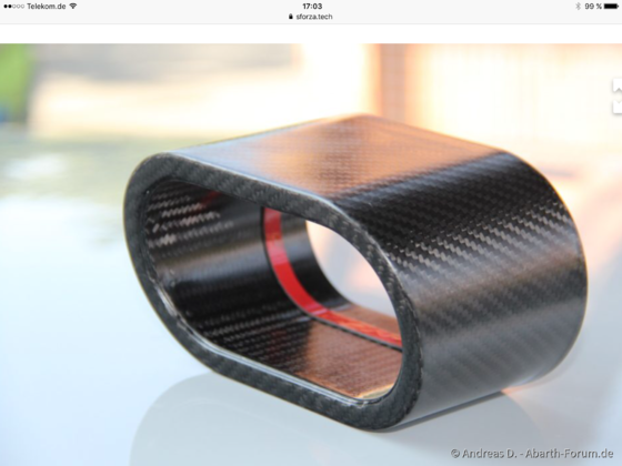 Auspuffblende Record Monza