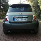 Heckscheibe foliert und Heckwischer entfernt