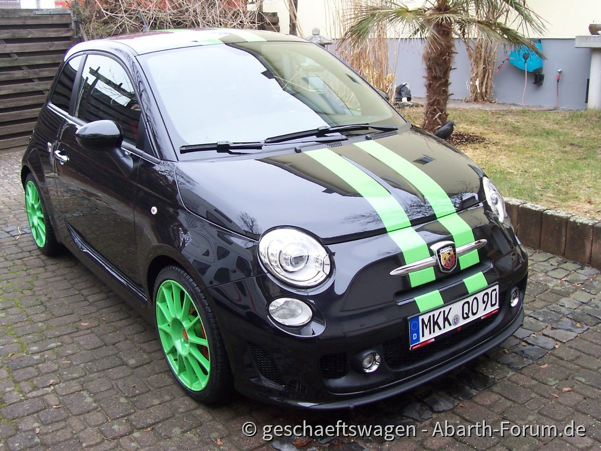 Abarth schwarz grün