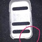 Kupplungspedalauflage Modifikation wegen Teppich Schaden/Kontakt