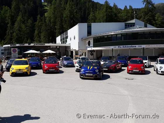 Abarth Gipfel Treffen 1.8.2018